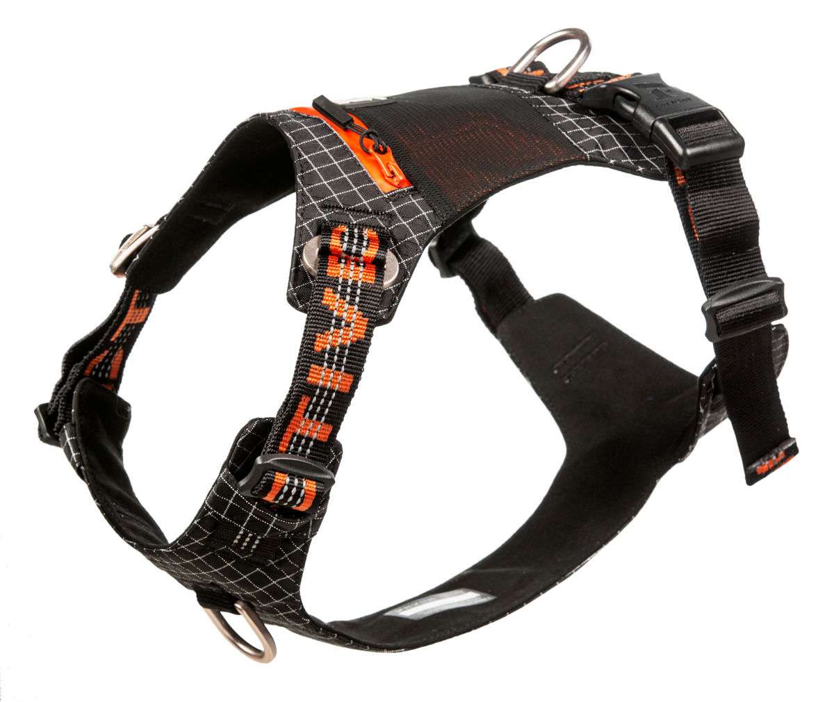 FEEL ACTIVE Outdoor krūšu siksna suņiem, XL, melna - Produkta attēls