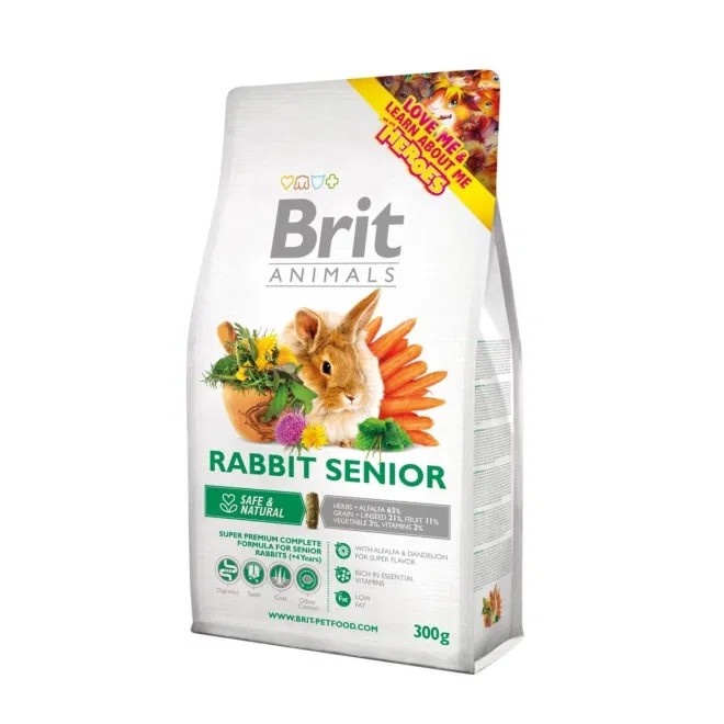 Brit Animals küülikute Senior täissööt 300g - Tootepilt