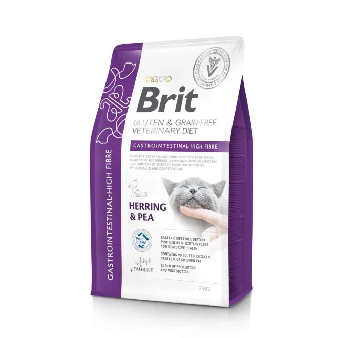 Brit VD GF Cat GastroHigh Fibre 2kg - Tootepilt
