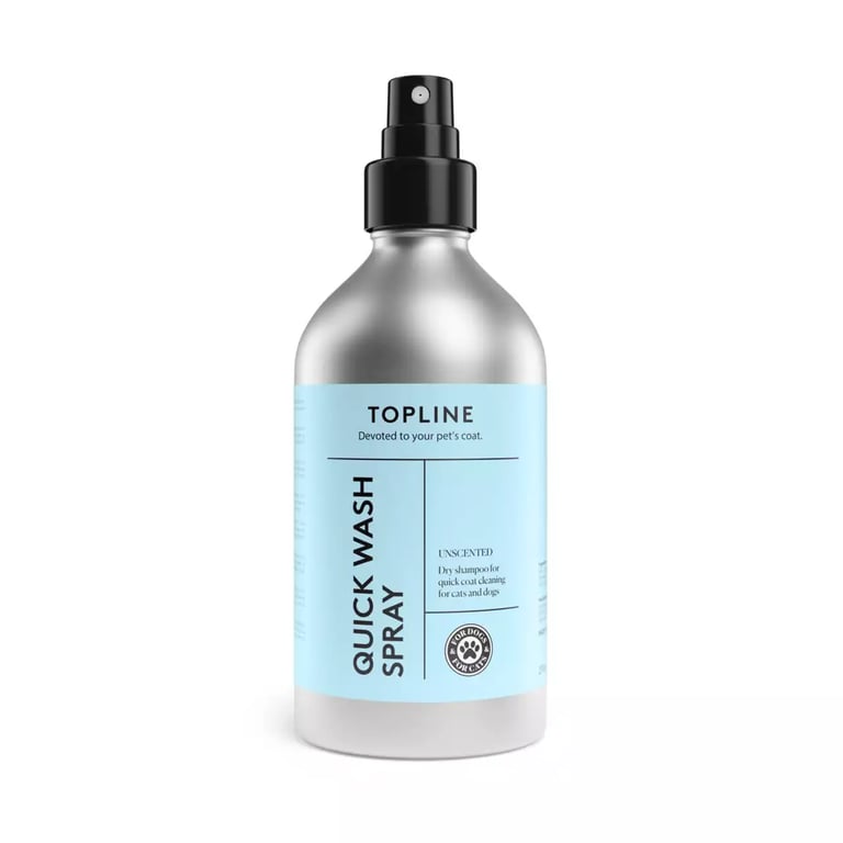 Topline Quick Wash koera kuivšampoon 250 ml