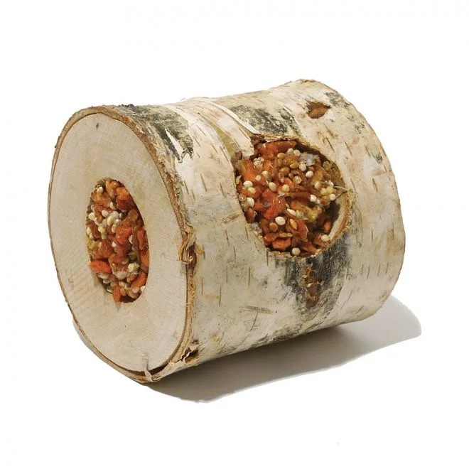 Rosewood Carrot Wood Log rotaļlieta grauzējiem - Produkta attēls