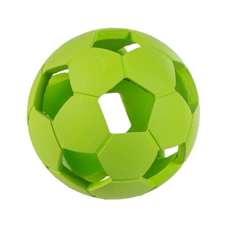 LITTLE&BIGGER Soccer Ball rotaļlieta suņiem, 7,5cm, zaļa