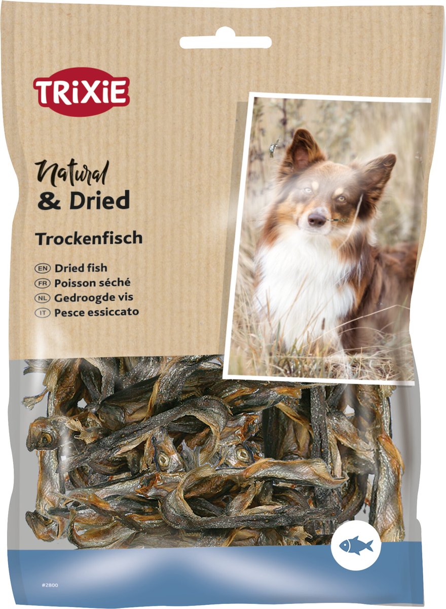 Trixie džiovintos stintos – natūralus skanėstas šunims, 200g - 