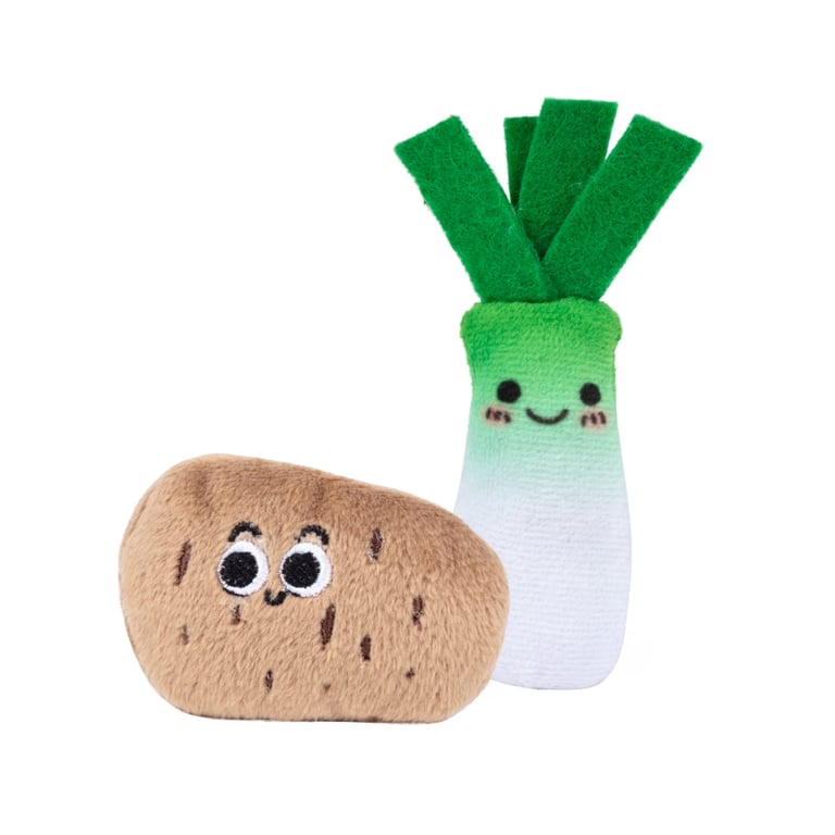 LITTLE&BIGGER Mini Veggies rotaļlietas kaķiem