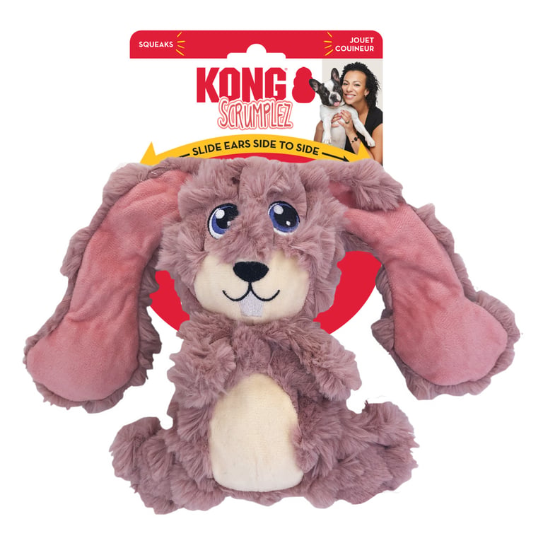 KONG Scrumplez Bunny rotaļlieta suņiem, M