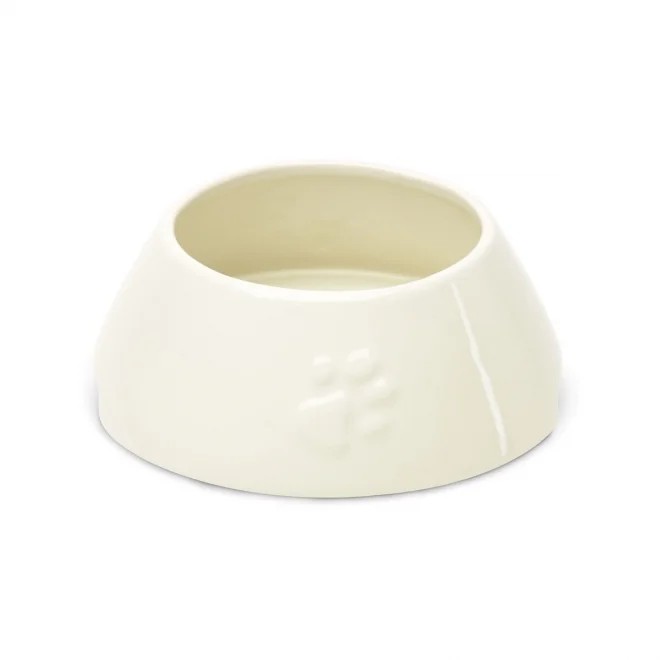 Scruffs Icon Non Tip Pet Bowl - 21cm Cream -  1