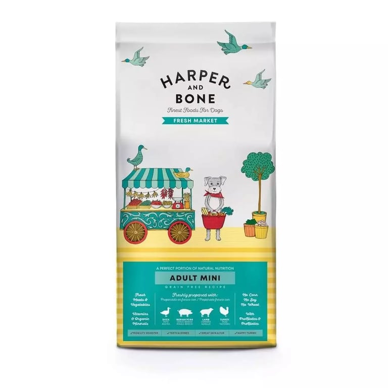 Harper and Bone Fresh Market väikest tõugu koera kuivtoit, 10 kg