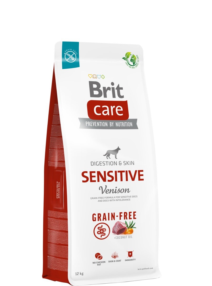 BRIT CARE KOERA TÄISSÖÖT SENSITIVE HIRV 12KG* - Tootepilt