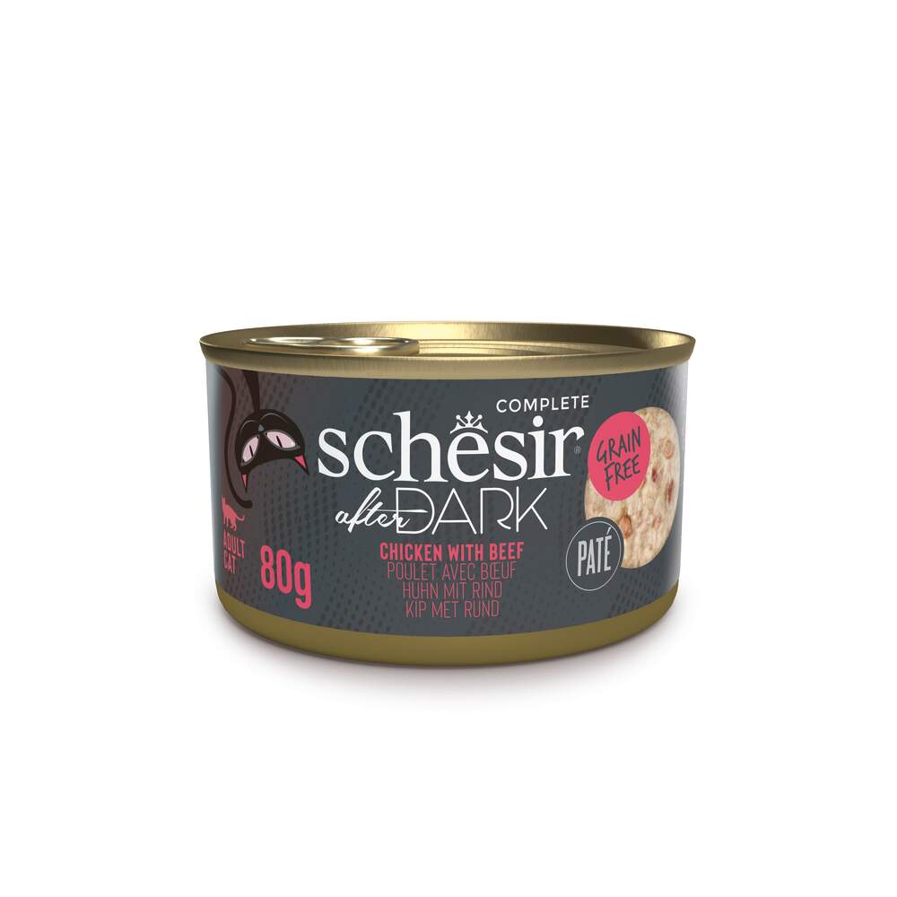Schesir After Dark kassi pasteet, kana/veis, 80 g - Tootepilt