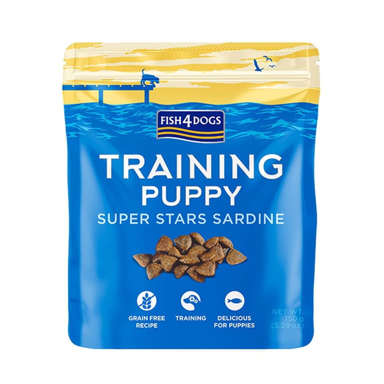 Fish4Dogs Training Puppy treniruočių skanėstai su sardine, 150 g