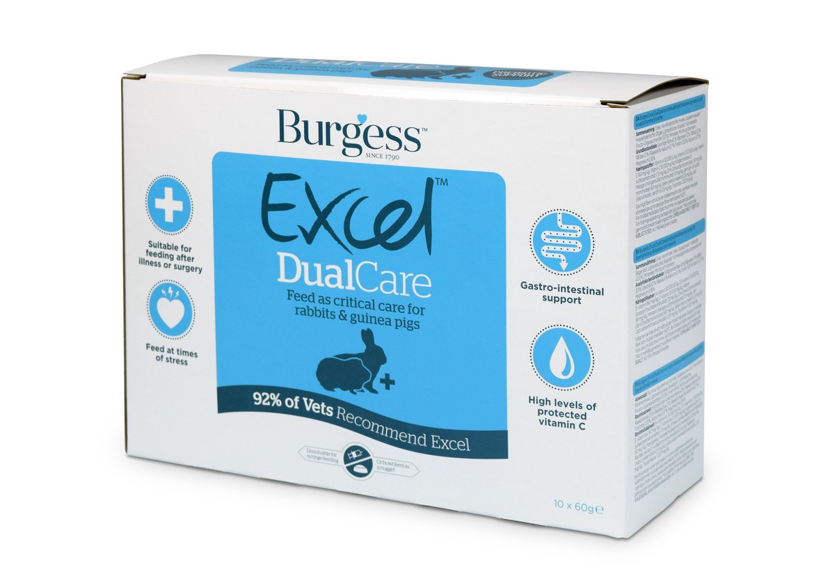Burgess Excel Dual Care maisto papildas triušiams ir j.kiaulytėms, 60g -  1