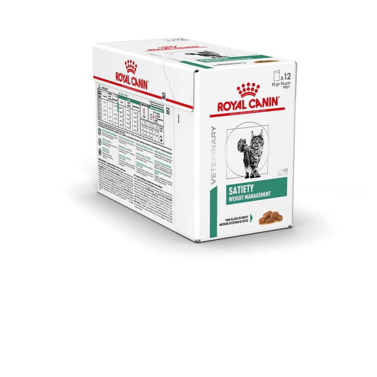 Royal Canin VD Satiety Weight Management erisööt kassile, konserv, 12 x 85 g