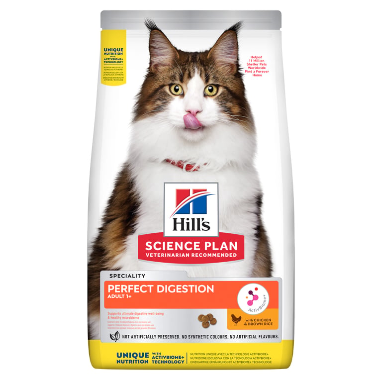 HILL'S SP Digestion 1+ sausā barība kaķiem, 1,5kg