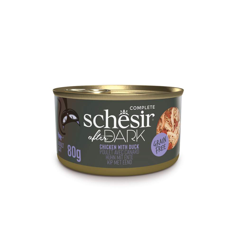 Schesir After Dark kassi konserv, kana/part, 80 g - Tootepilt