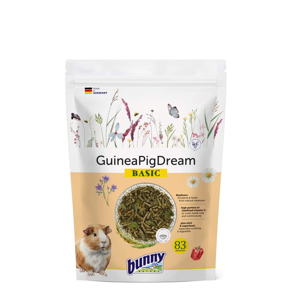 BUNNY Dream Young barība jūrascūciņām, 600g - Produkta attēls