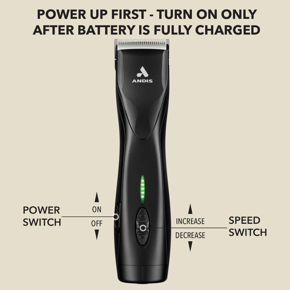 Andis Pulse ZR II Vet Pack profesionalus trimeris šunims, 22,8 cm - 
