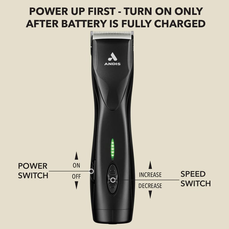 Andis Pulse ZR II Vet Pack profesionalus trimeris šunims, 22,8 cm