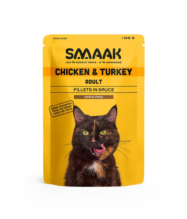 SMAAK kassi einekotike, kana/kalkun, 100 g - Tootepilt 2