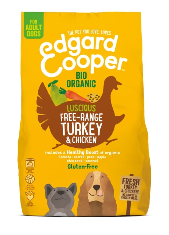Edgard Cooper koera kuivtoit, kalkun/kana, 2,5 kg - Tootepilt 2