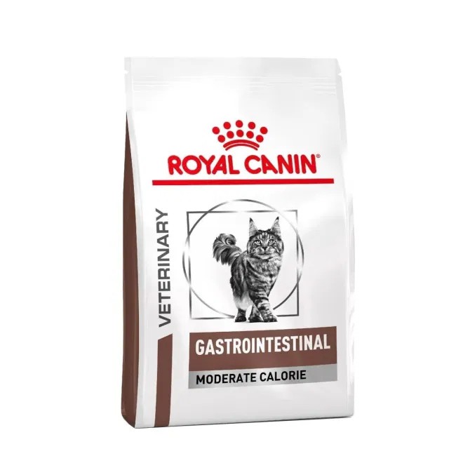 ROYAL CANIN VD GI  Moderate Calorie sausā barība kaķiem 2kg - Produkta attēls 1