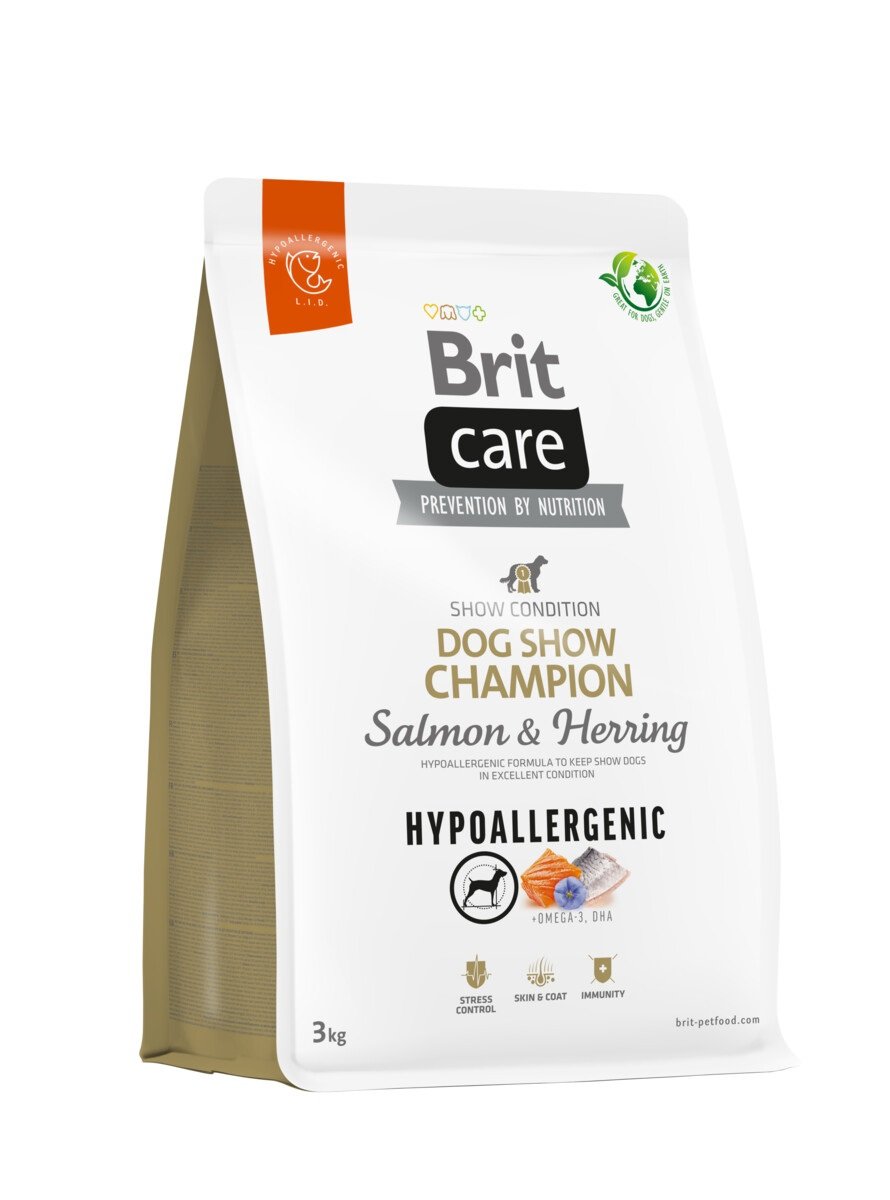 Brit Care Show Champion koera kuivtoit, lõhe/heeringas, 3 kg - Tootepilt
