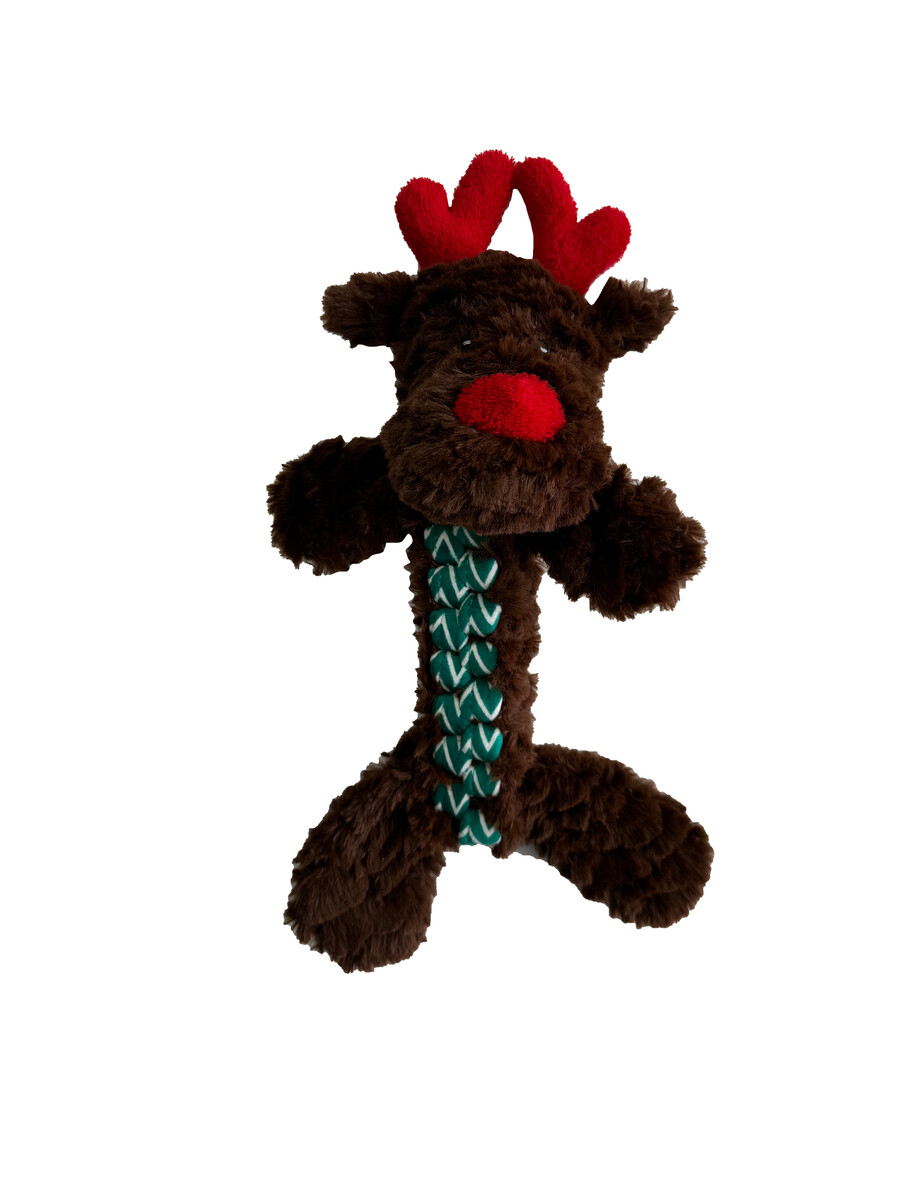Bark-a-Boo koera mänguasi Happy Holidays põhjapõder, M - Tootepilt