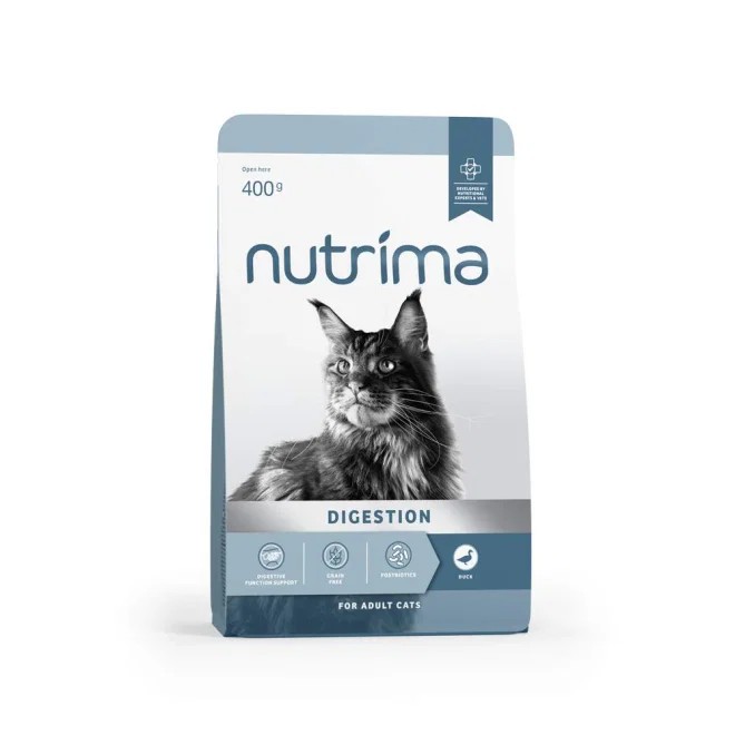 Nutrima Digestion sausā barība kaķiem, pīle, 2kg - Produkta attēls