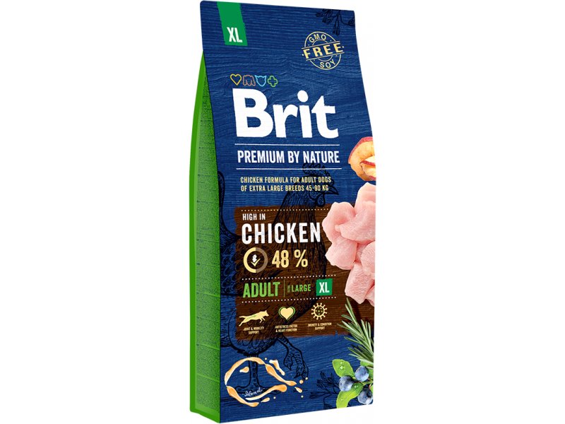 Brit Premium kuivtoit väga suurt kasvu koerale, XL, kana, 15 kg - Tootepilt 1