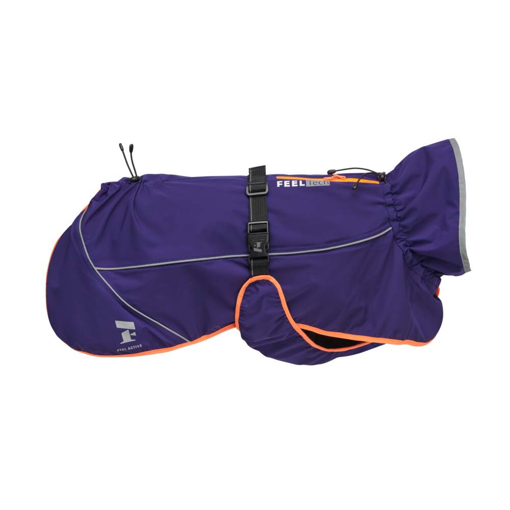 Feel Active Narvik lietusmētelis suņiem, zils, 50cm - Produkta attēls