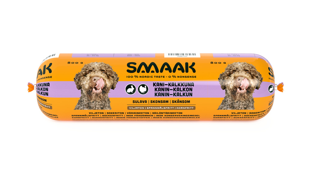 SMAAK koera vorst, küülik/kalkun, 800 g