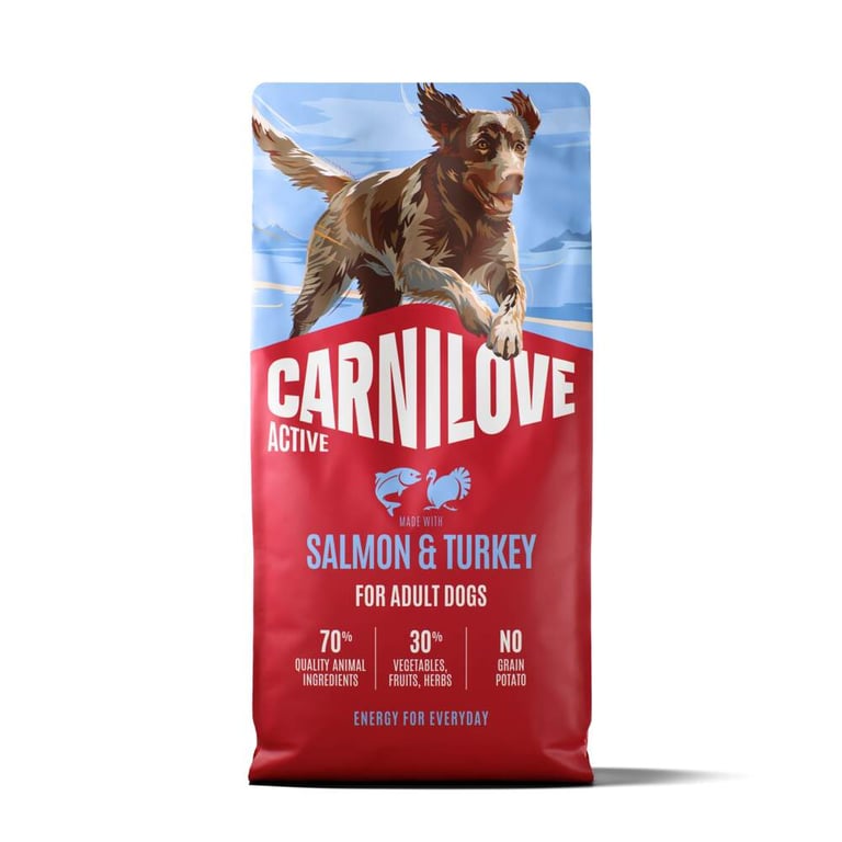 Carnilove Active koera kuivtoit, lõhe/kalkun. 12 kg