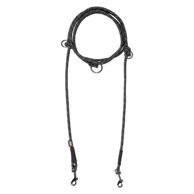 Rukka Rope Multileash pavada suņiem M, melna - Produkta attēls