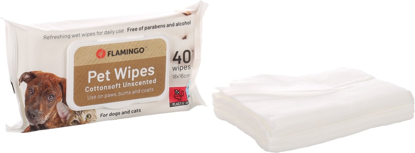 Flamingo universaalsed salvrätikud Reini Neutral, 40 tk - Tootepilt 4