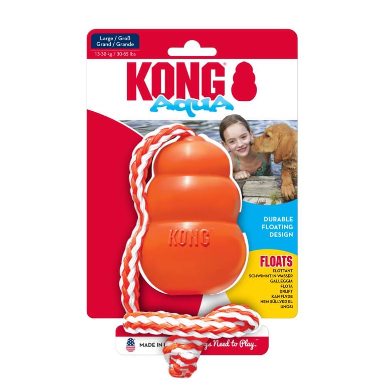 KONG Aqua peldoša rotaļlieta, L izmērs