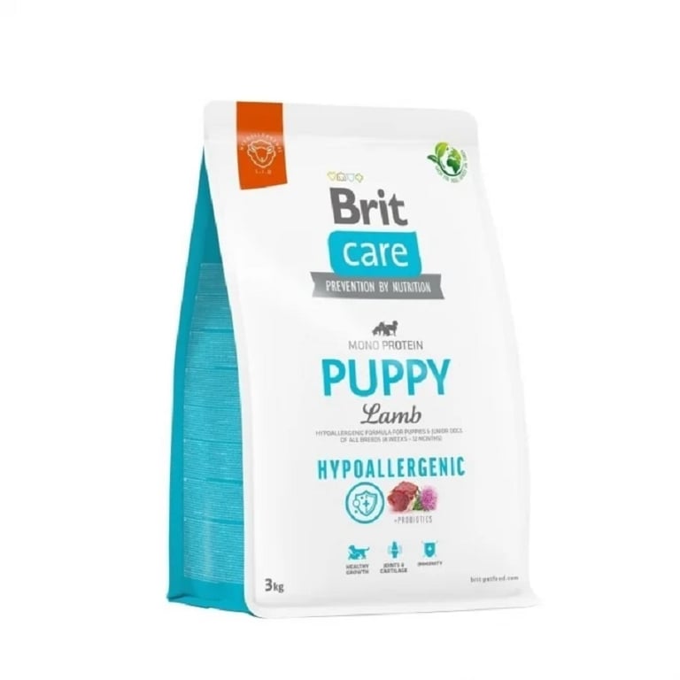 Brit Care sausas maistas šuniukams su ėriena ir ryžiais, 3kg