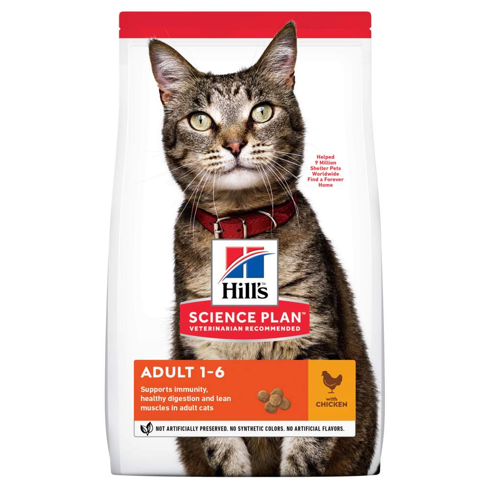 Hill´s Science Plan Adult maistas katėms su višt. 1,5kg -  1