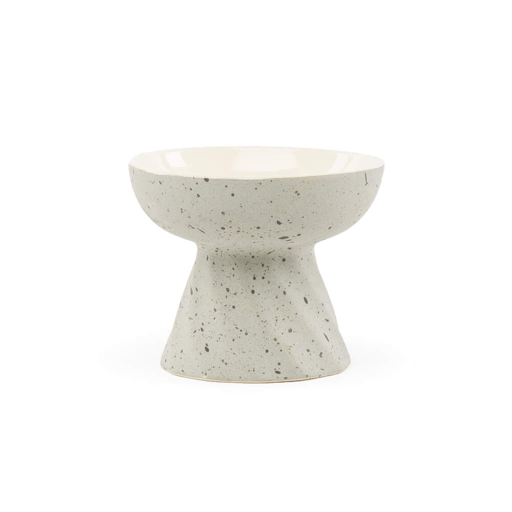 Scruffs Zen paaugstināta bļoda kaķiem, pelēka, d-12cm - Produkta attēls