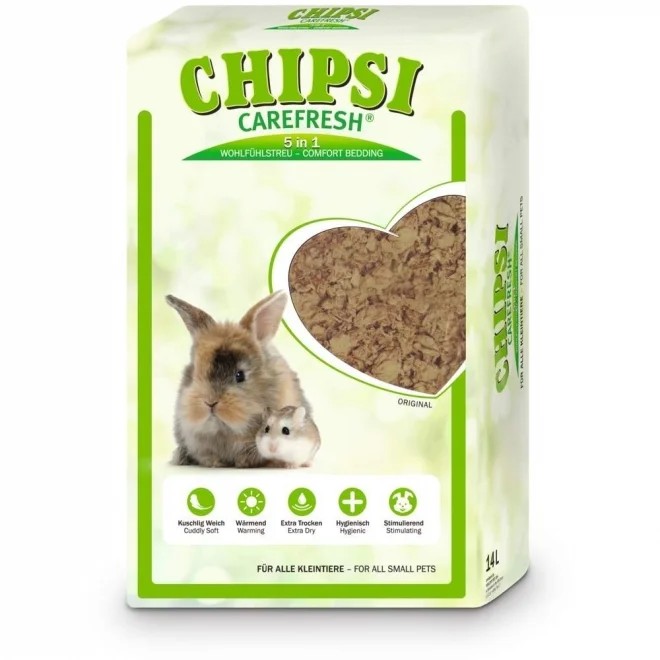 Chipsi CareFresh dabīgi pakaiši mazajiem dzīvniekiem 60 l - Produkta attēls