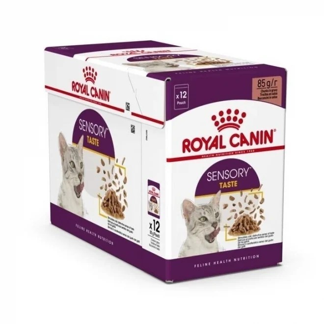 ROYAL CANIN FHN Sensory Taste mitrā barība kaķiem, 12x85g - Produkta attēls