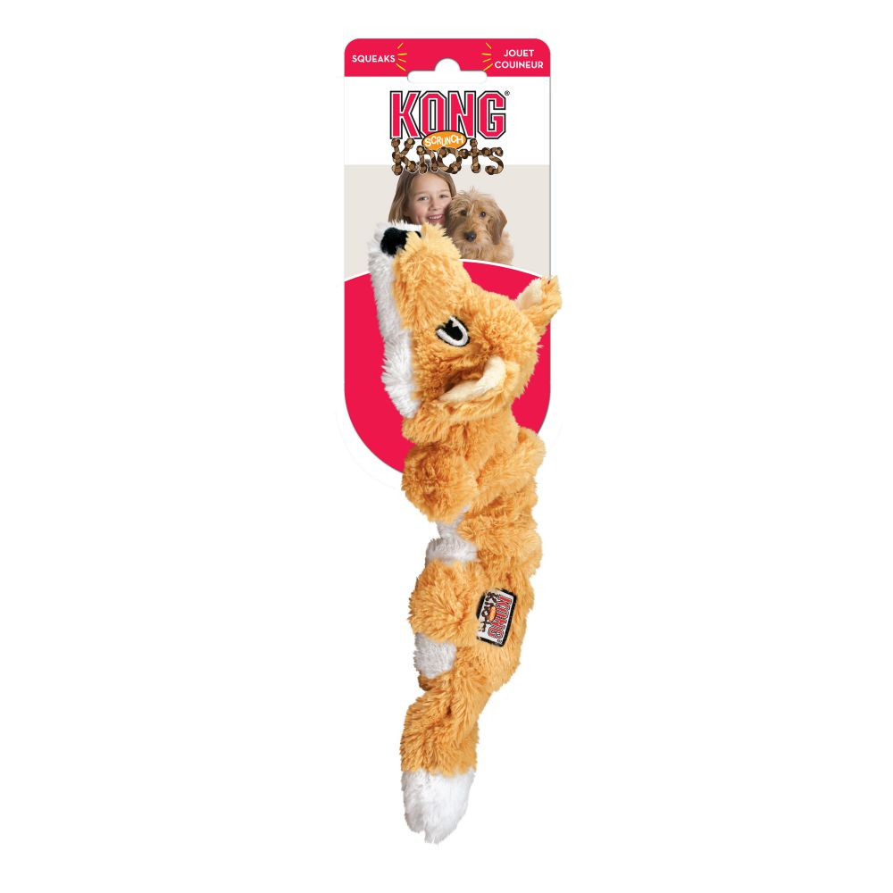 KONG SCRUNCH KNOTS ŽAISLAS ŠUNIMS LAPĖ, M/L DYDŽIO - 