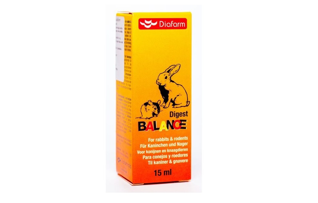 Diafarm digest balance papildas triušiams ir graužikams 15ml -  2