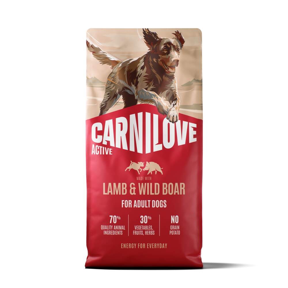 CARNILOVE ACTIV sausā barība suņiem, jērs/mežacūka, 12kg - Produkta attēls