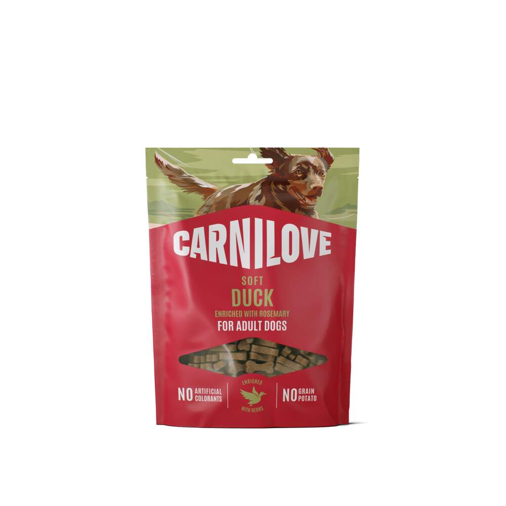 Carnilove Soft kārumi suņiem, pīle/rozmarīns, 200 g - Produkta attēls