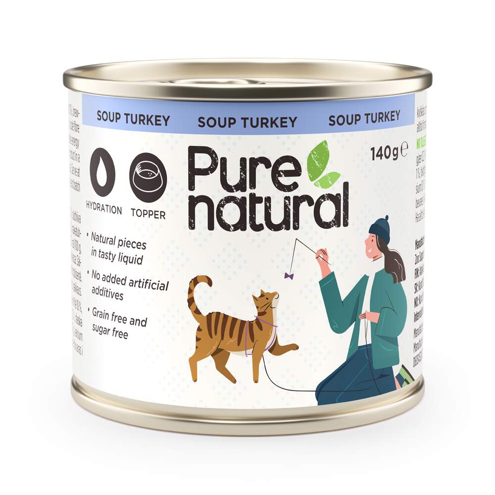 Purenatural kassisupp, kalkun, 140 g - Tootepilt