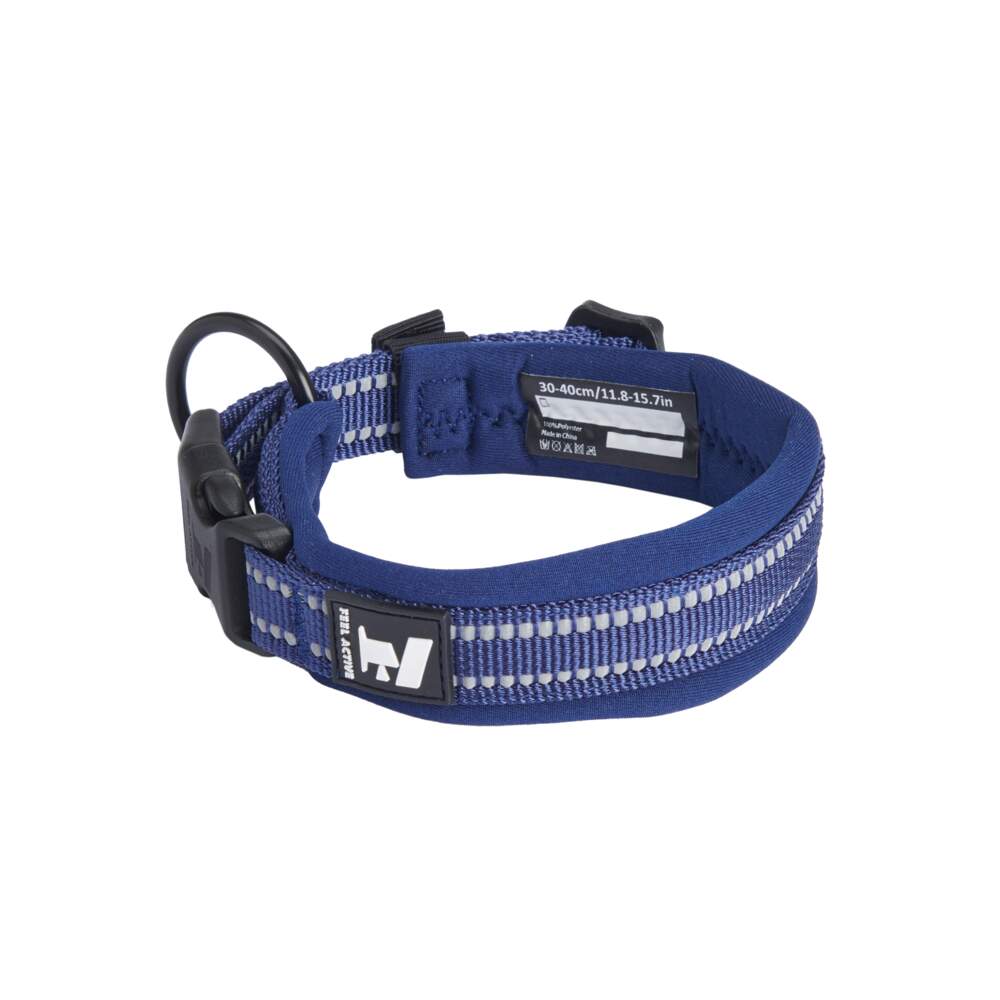 FEEL ACTIVE Padded kaklasiksna suņiem, 55cm, zila - Produkta attēls 1