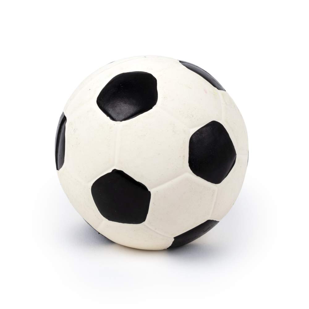 Little & Bigger žaislinis futbolo kamuoliukas šunims, 7,5 cm - 