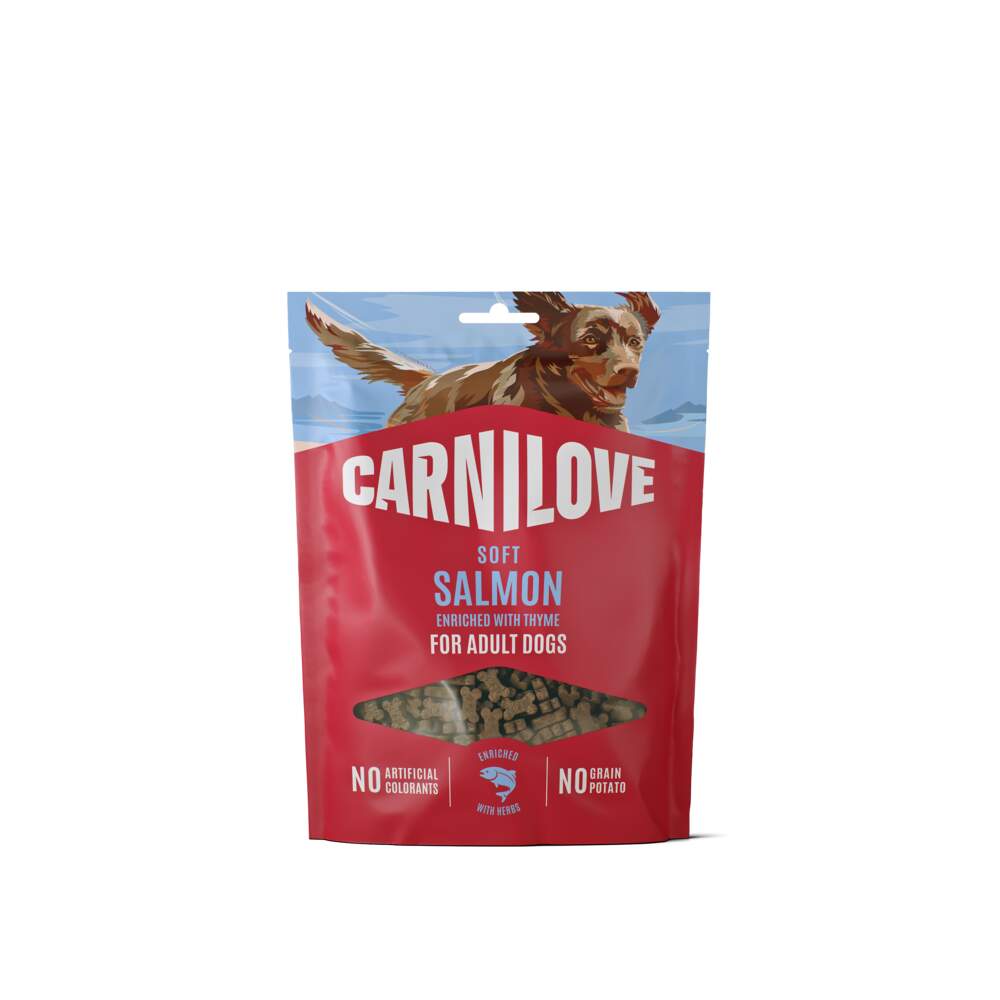 Carnilove Soft kārumi suņiem, lasis/timiāns, 200 g - Produkta attēls