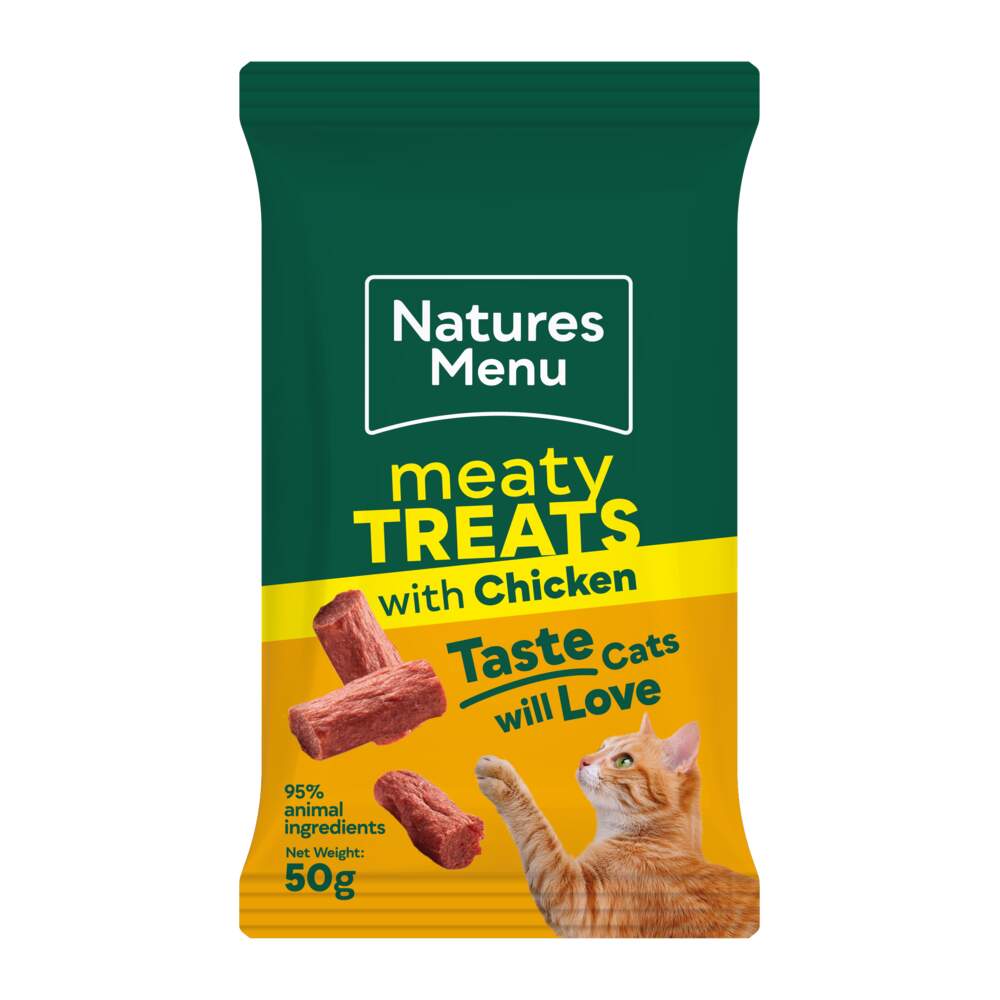 Natures Menu kārumi kaķiem, vista/cūkgaļa, 50g - Produkta attēls