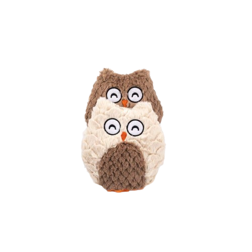 LITTLE&BIGGER Swirl Owl rotaļlieta suņiem, 1gb - Produkta attēls