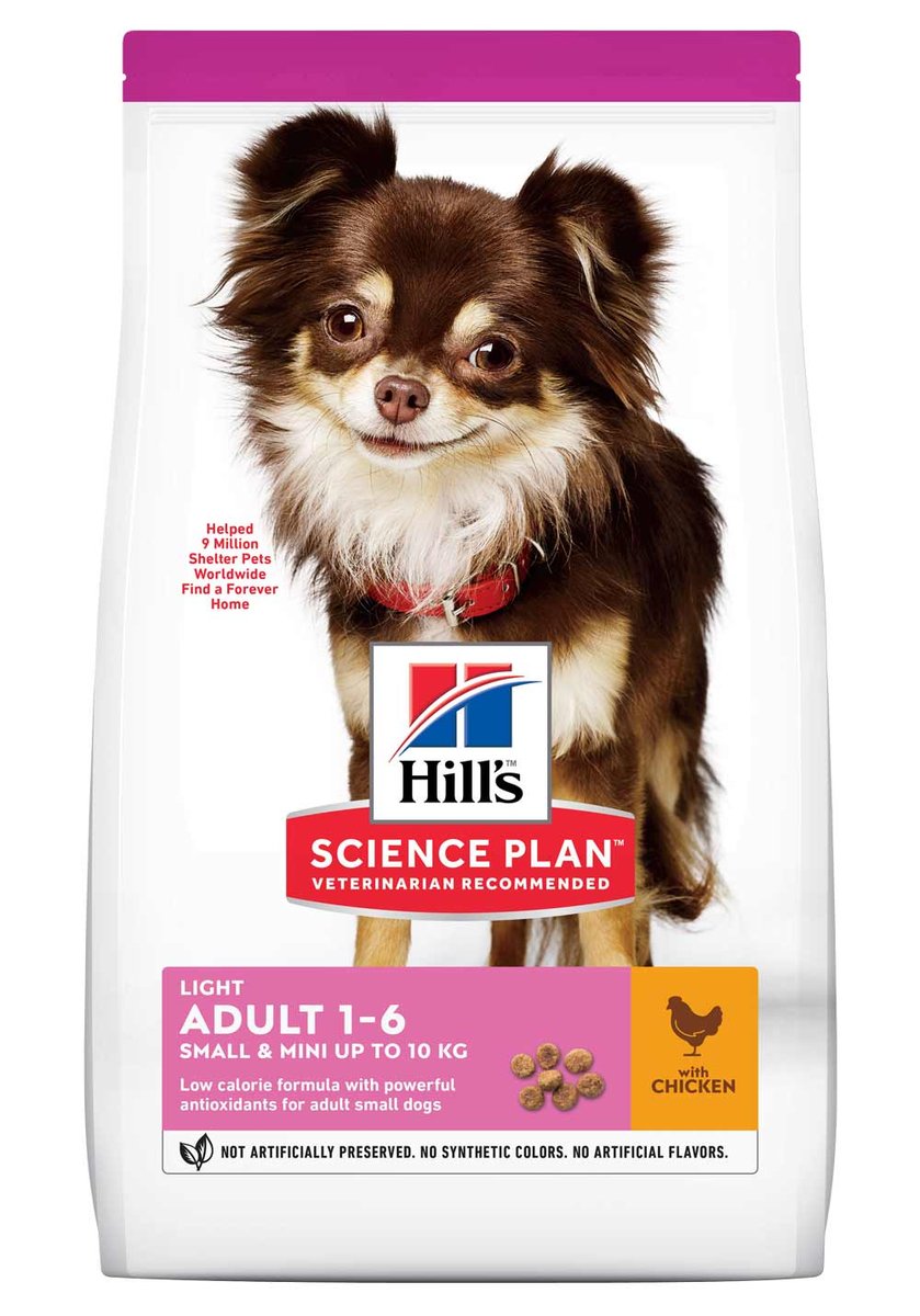 Hill´s Science Plan Adult Light Small&Mini maistas su višt. 1,5kg -  1